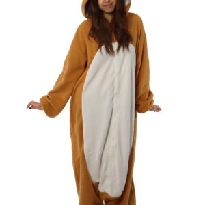 SAZAC San-X Licensed Rilakkuma Kigurumi - Onesie Jumpsuit Halloween Costume (X-Large)