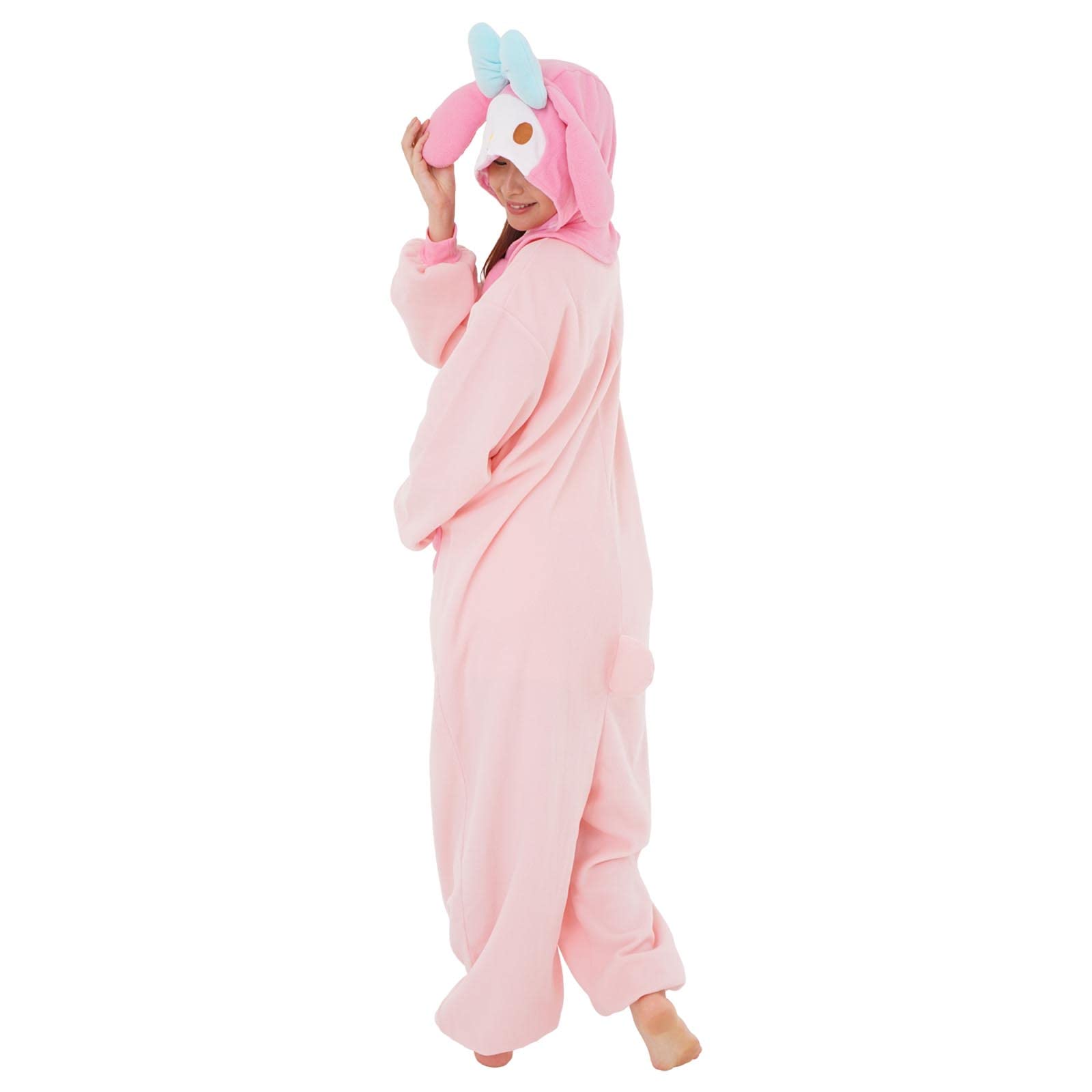 SAZAC My Melody Sanrio Kigurumi - Onesie Jumpsuit Halloween Costume (One Size)