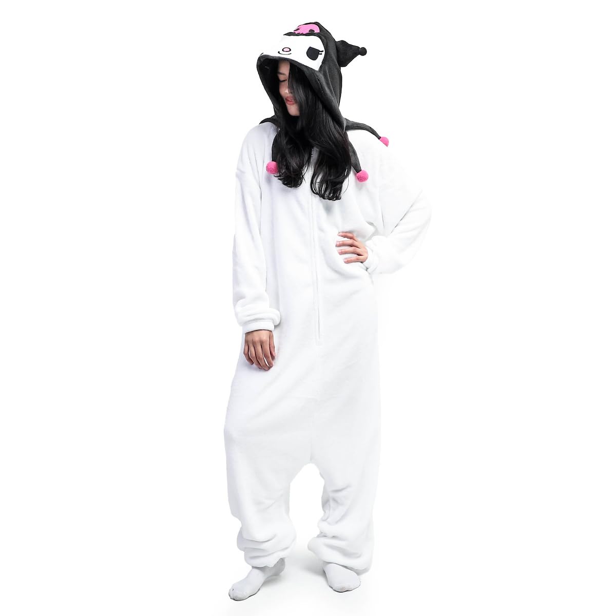 Bioworld Hello Kitty & Friends Hooded Kigurumi Cosplay Union Suit-Large