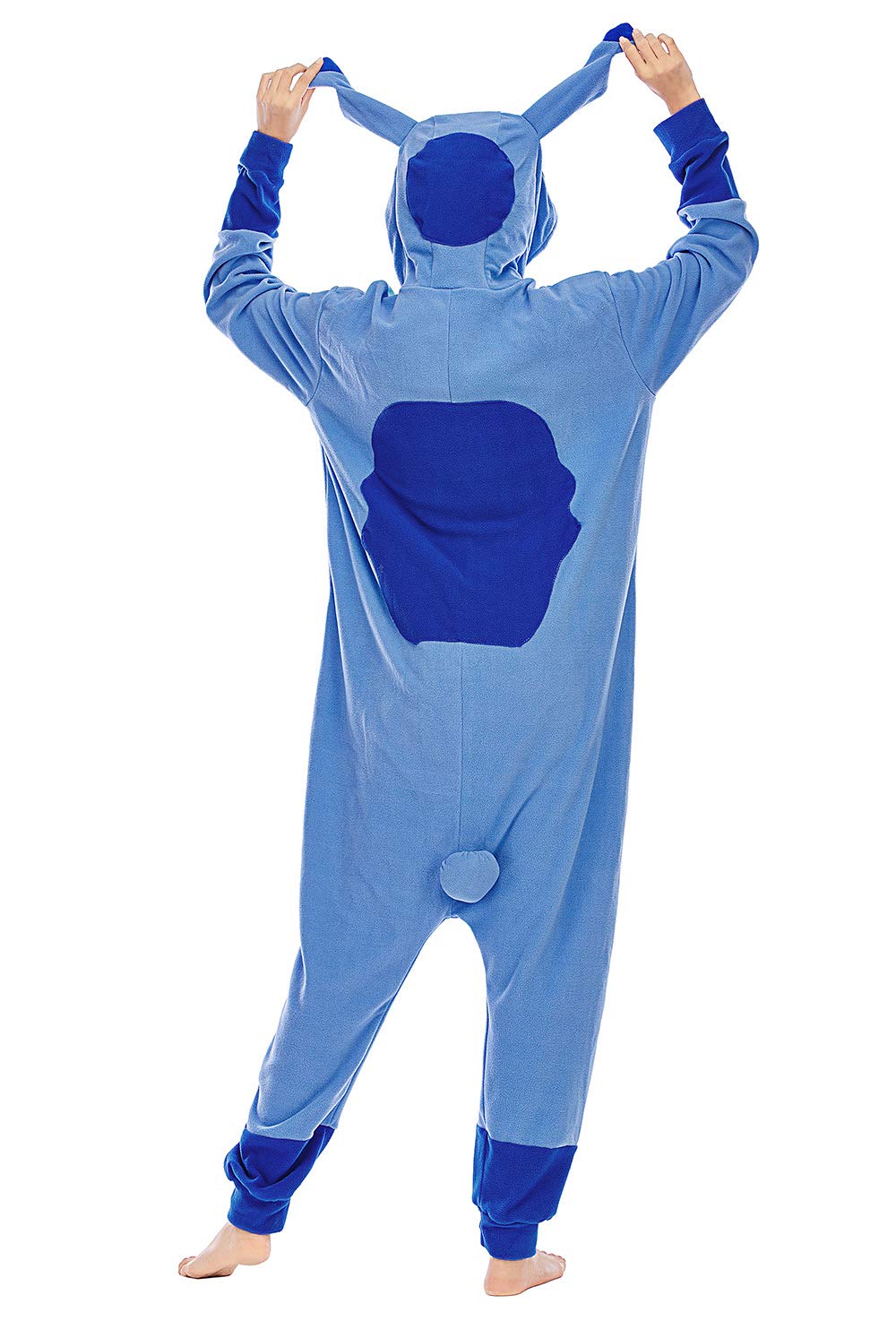 Etoson Onesie Cosplay Halloween Costume Unisex Animal Pajama,Blue,M