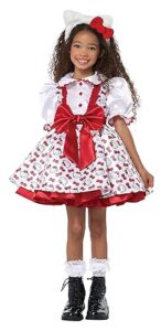 california costumes hello kitty classic party dress, child small, white/red