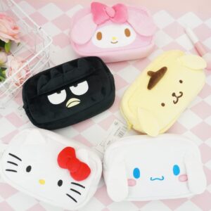 ROFOLO Cute Cosmetic Bag, Cartoon Makeup Bag for Girls, Kawaii Anime Cartoon Capacity bag case for women