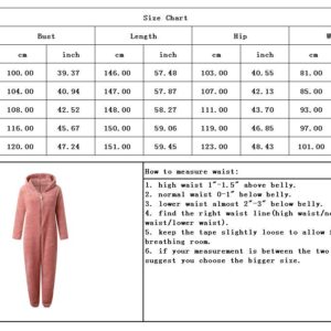 chouyatou Women's Ultra Comfy Lounge Furry Sherpa Romper Onesie Pajamas Cute Ear Hood (Medium, Red)