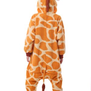 CANASOUR Unisex Anime Halloween Kids Giraffe Onesie For 8-10 Years Girls Boys Christmas Cosplay Costume (8 Years, Giraffe)