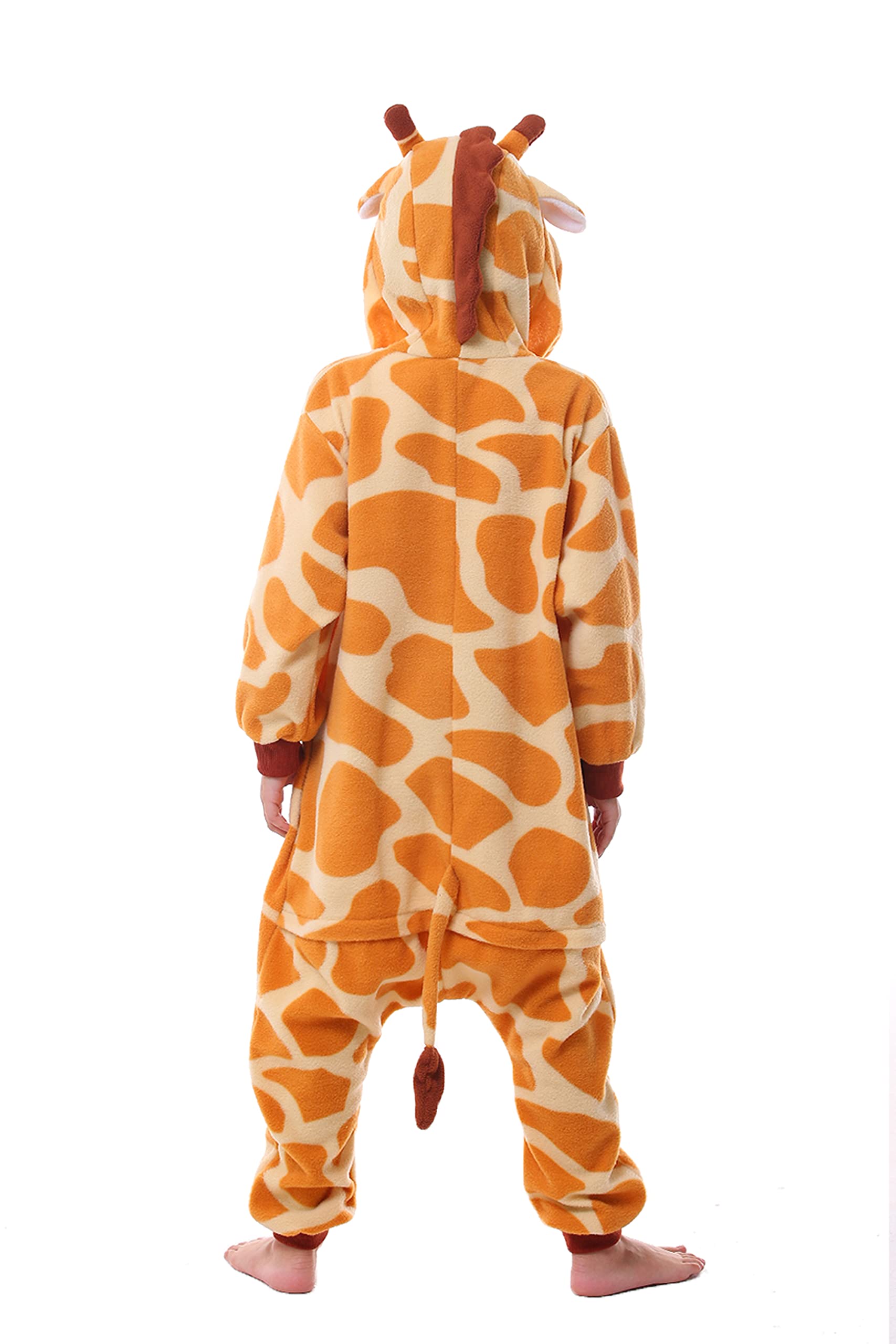 CANASOUR Unisex Anime Halloween Kids Giraffe Onesie For 8-10 Years Girls Boys Christmas Cosplay Costume (8 Years, Giraffe)