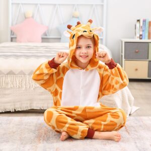 CANASOUR Unisex Anime Halloween Kids Giraffe Onesie For 8-10 Years Girls Boys Christmas Cosplay Costume (8 Years, Giraffe)