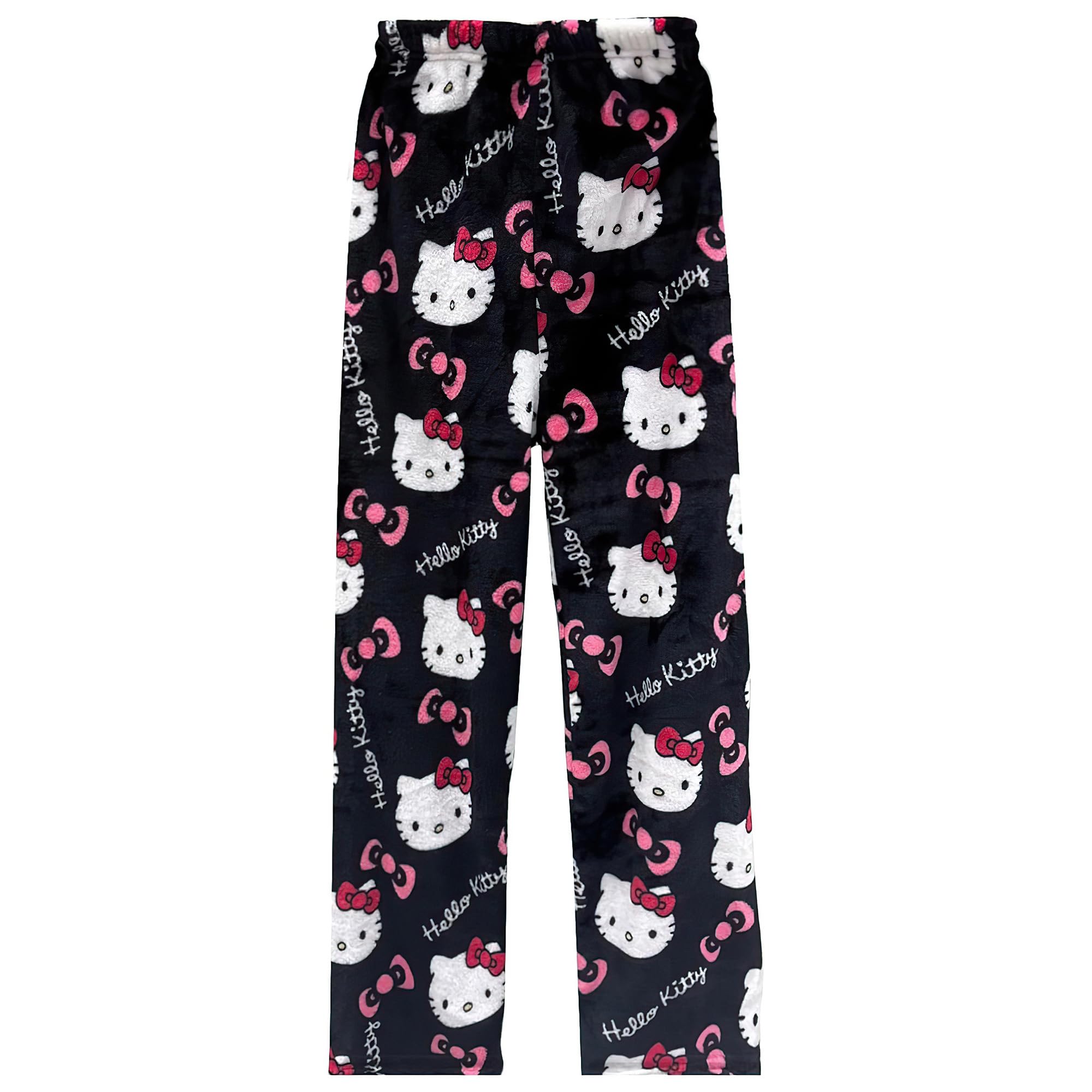 Anime Pajamas Pants Women's Girls Cartoon Cat All Character Print Flannel Lounge Sleep Bottoms Pajama Pants Christmas