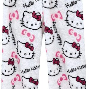 Anime Pajamas Pants Women's Girls Cartoon Cat All Character Print Flannel Lounge Sleep Bottoms Pajama Pants Christmas