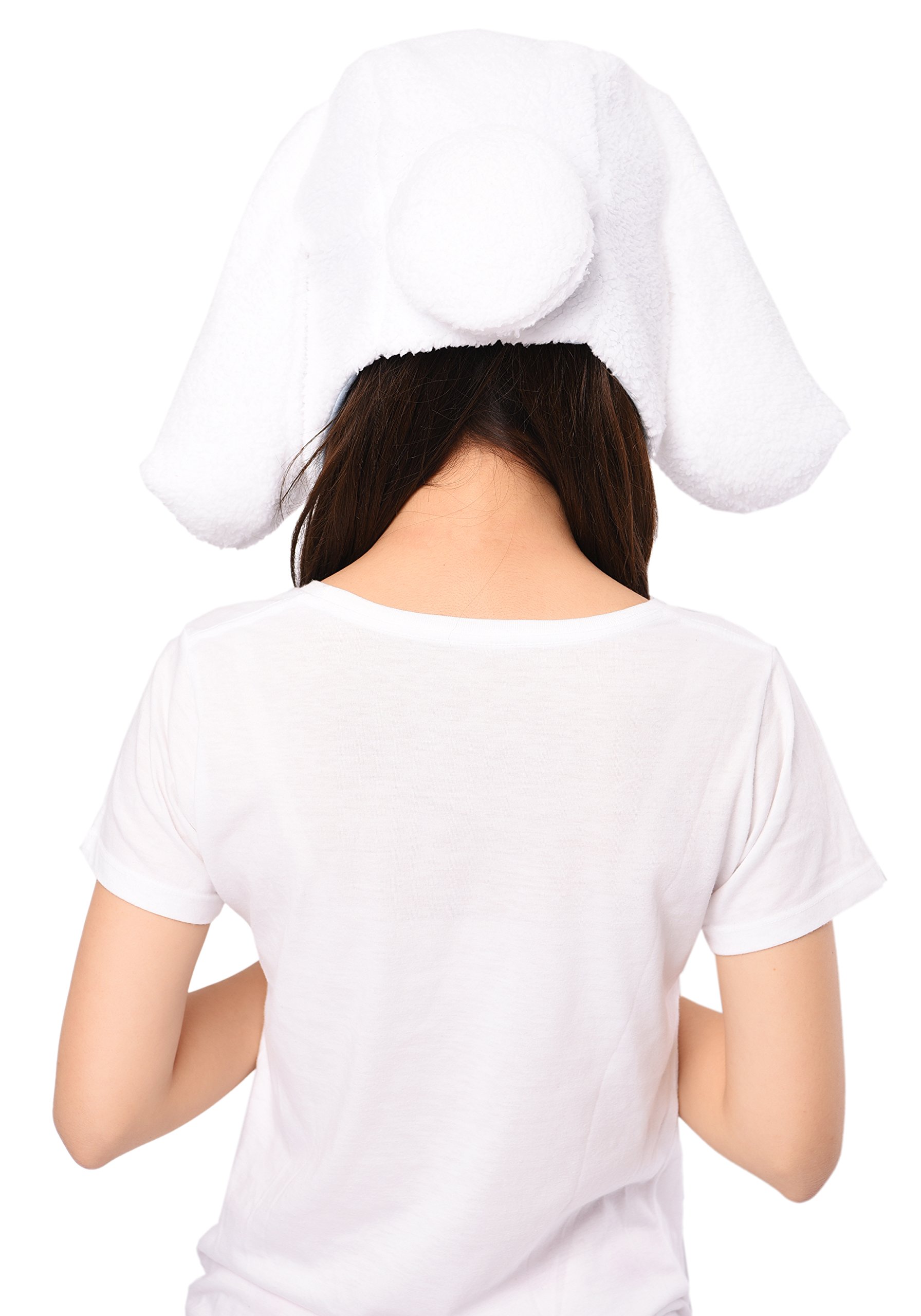 Sanrio Cinnamoroll Fluffy Beanie Cap Soft Warm Winter Head wear White