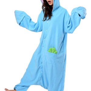 SAZAC Manatee Kigurumi - Onesie Jumpsuit Halloween Costume (One Size)