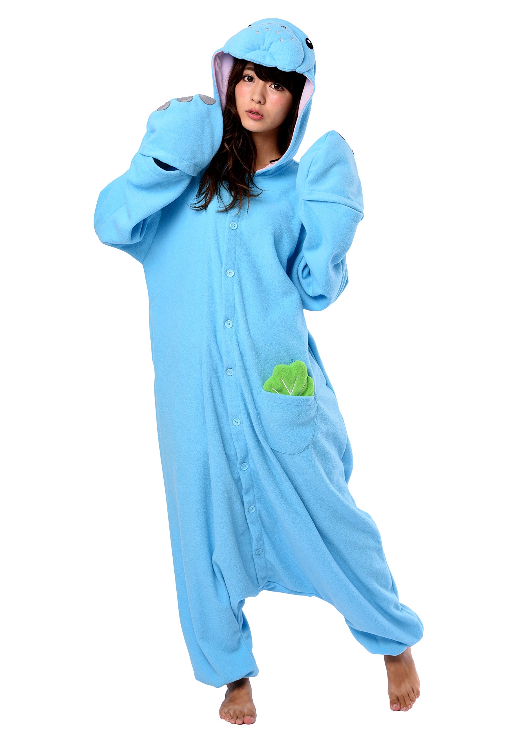 SAZAC Manatee Kigurumi - Onesie Jumpsuit Halloween Costume (One Size)