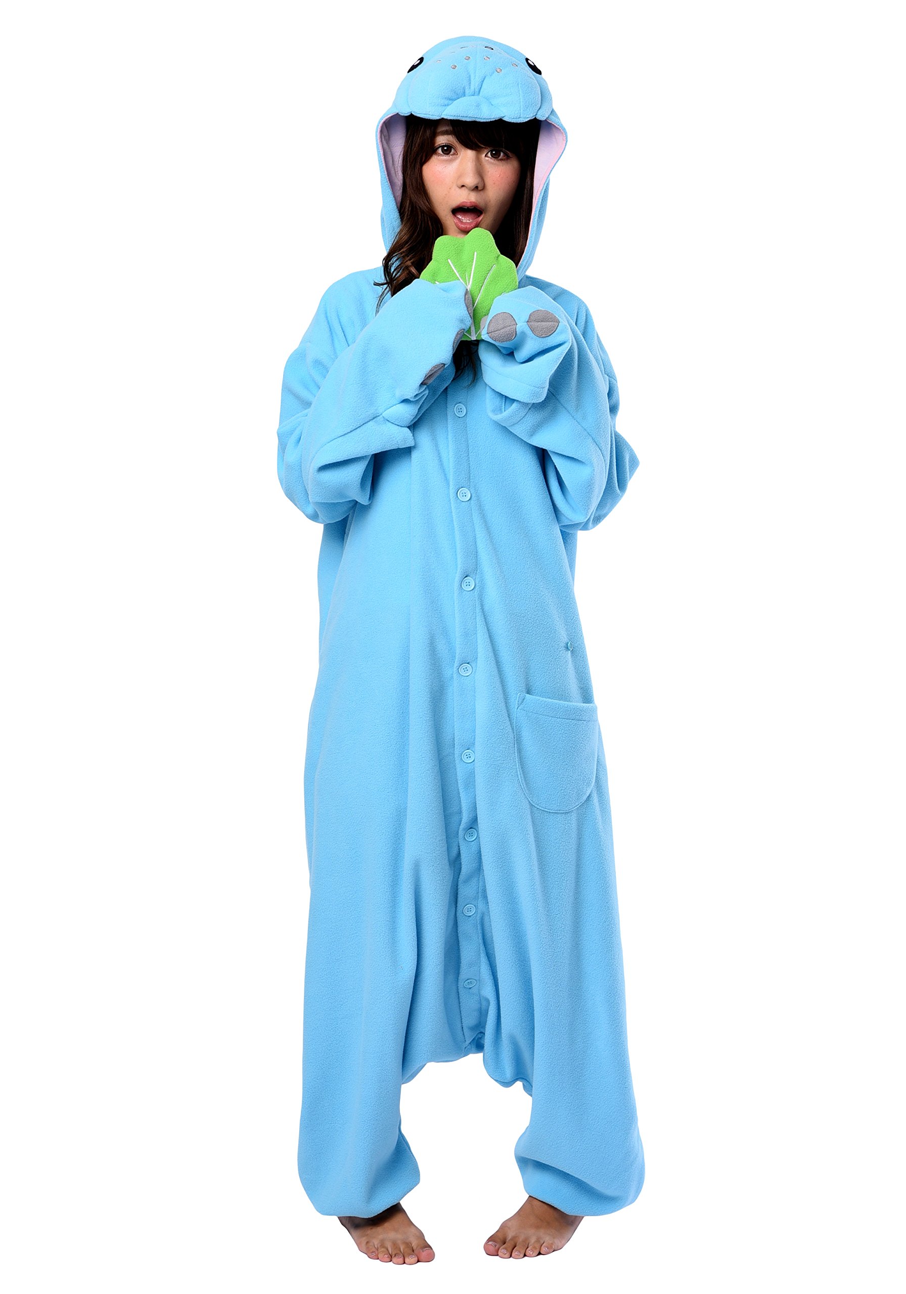 SAZAC Manatee Kigurumi - Onesie Jumpsuit Halloween Costume (One Size)