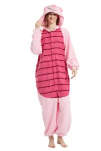 ecocnach animal onesie adult unisex one-piece pajamas cosplay costume for men women