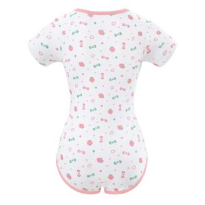 Littleforbig Cotton Romper Onesie Pajamas Bodysuit - Baby Berries Onesie M