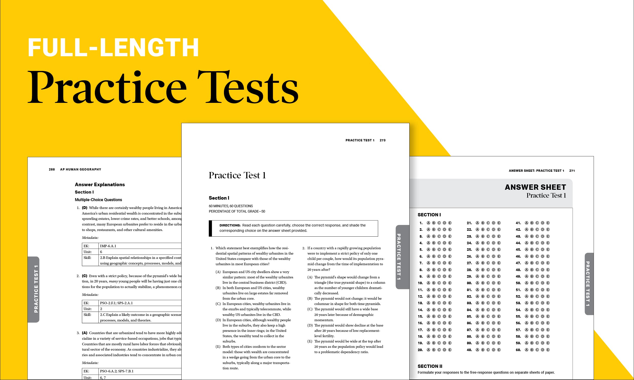 AP Human Geography Premium, 2024: 6 Practice Tests + Comprehensive Review + Online Practice (Barron's AP Prep)