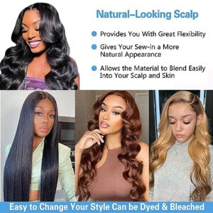 Body Wave Bundles Human Hair Brazilian Hair 3 Bundles Human Hair for Black Women 22 24 26 Inch 10A Grade 100% Unprocessed Body Wave Human Hair Bundles Hair Extensions Natural Color