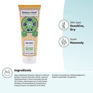 Human+Kind Body Souffle - Light, Fluffy Skin Conditioner for Hydrating and Smoothing Dry Skin - Natural, Vegan Formula with Shea Butter and Apricot Kernel Oil - Light, Fresh Fragrance - 6.76 oz