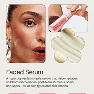 Topicals Faded Brightening and Clearing Serum | Reduces Discoloration, Post-Blemish Marks, Scars and Spots | Contains Kojic Acid and Niacinamide | Dermatologist-tested, Vegan, Cruelty-Free (0.5 Fl Oz)