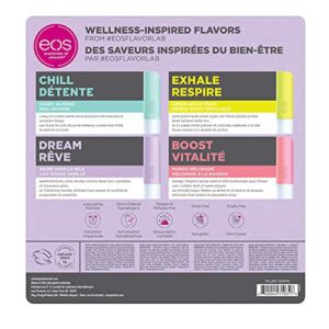 eos FlavorLab 2021 Super Soft Shea Lip Balm sticks, 8-pack, 2 Honey Almond, 2 Warm Vanilla Milk, 2 Green Apple Tonic,2 Margo Melonade