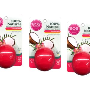 EOS Super Soft Shea Lip Balm, Coconut Milk 0.25 oz (Pack of 3)