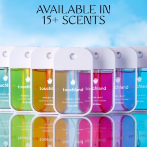 Touchland Power Mist Hydrating Hand Sanitizer FRESH 5-PACK | Mint, Citrus, Lemon Lime, Aloe, Watermelon | 500-Sprays each, 1FL OZ (Set of 5)