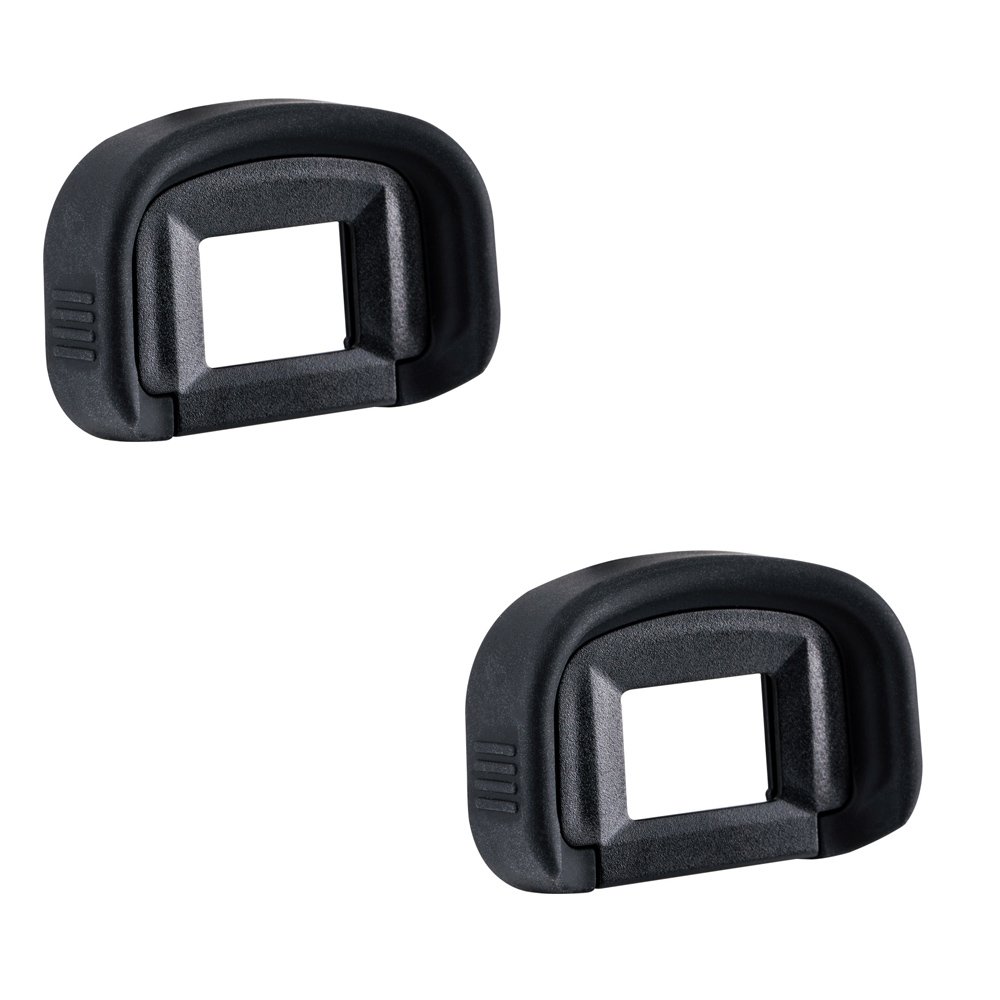 JJC 2-Pack Eyecup Eyepiece Eye Cup Viewfinder for Canon EOS 5D Mark IV 5D Mark III 5DS R 5DS 7D 7D Mark II 1Dx Mark III 1Dx Mark II 1Ds Mark III 1D Mark IV 1D Mark III Camera, Replaces Canon Eg Eyecup