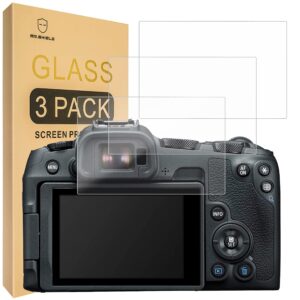 Mr.Shield [3-Pack] Screen Protector For Canon EOS R8 Camera [Tempered Glass] [Japan Glass with 9H Hardness] Screen Protector