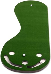 putt-a-bout grassroots par three putting green (9-feet x 3-feet)