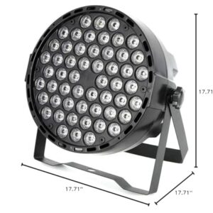 RustyVioum 8pcs Stage Light, 54 x 3W RGBW DMX LED Par DJ Stage Lighting, DJ Disco Club Party Show Lamp for Home Party Wedding