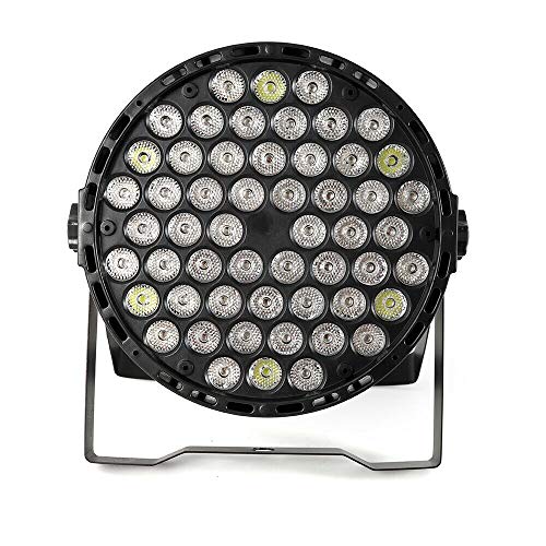 RustyVioum 8pcs Stage Light, 54 x 3W RGBW DMX LED Par DJ Stage Lighting, DJ Disco Club Party Show Lamp for Home Party Wedding