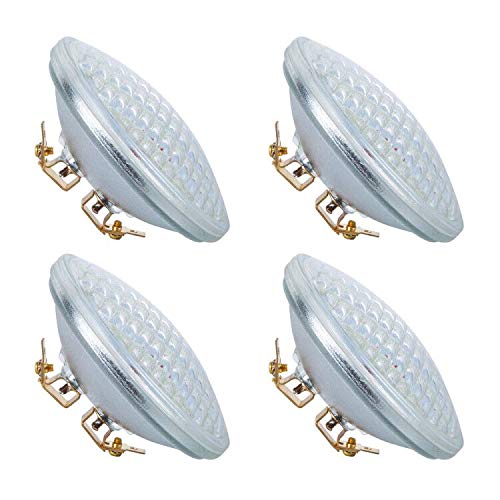 Goehiaul PAR36 LED Bulb 9W 3000K Warm White, AC/DC12V, 900Lumens PAR 36 60W Halogen Equivalent, LED PAR36 Landscape Bulb Water Resistant (4 Pack)