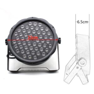 54x3W LED Stage Light DJ Par RGBW Light 162W DMX Par Lighting for Home Wedding Party Church Concert Dance