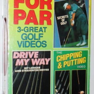 AIM FOR PAR: 3 Great Golf Videos - VHS