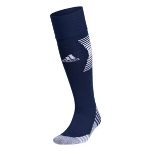 adidas speed 3 soccer socks (1 pair), team navy blue/white, medium