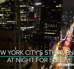 New York City's 5th Avenue at Night for Sleep