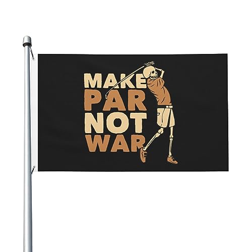 IMEEGIEN Make Par Not War Flag 3x5 Ft Double-Sided Outdoor Decoration Banner Durable Home Yard Flags Polyester Welcome Flag