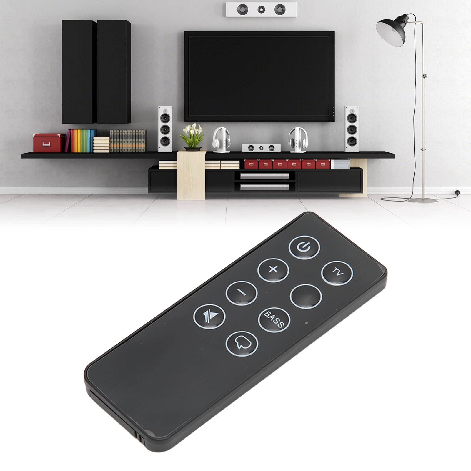 New Remote Control for Bose Solo 5 10 15 Series II TV Sound System, Soundbar Remote Control Replacement Universal Remote Controller Compatible for 418775 410376 431974 845194