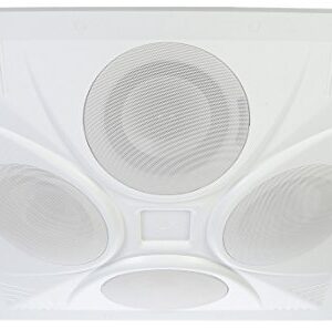 Pure Resonance Audio SD4 SuperDispersion Ceiling Speaker Array, Built-In 8 Ohm/70 V Transformer