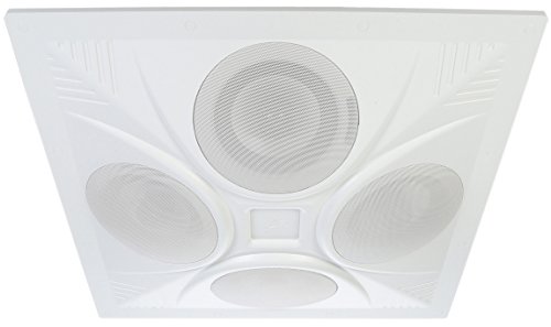 Pure Resonance Audio SD4 SuperDispersion Ceiling Speaker Array, Built-In 8 Ohm/70 V Transformer