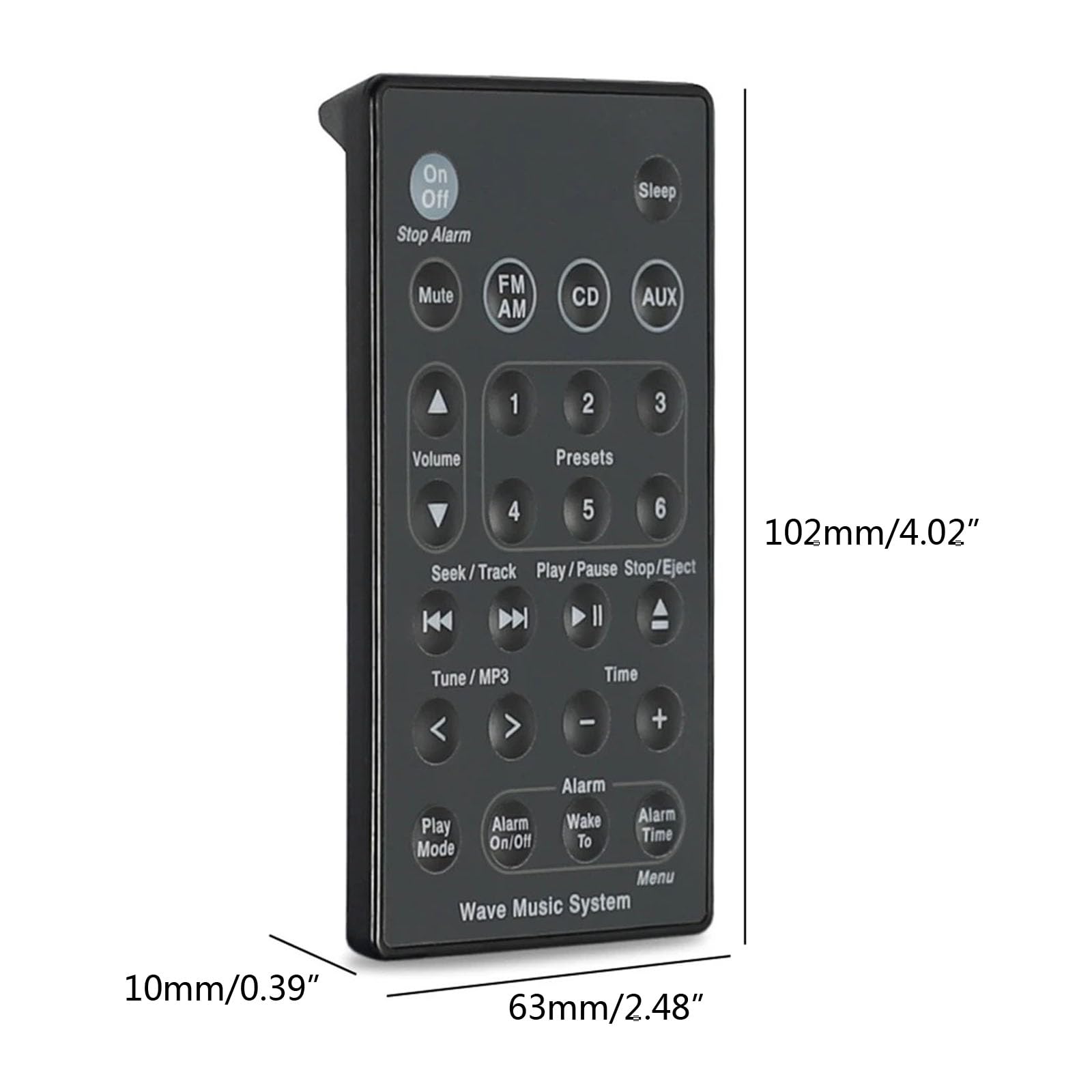 Remote Control for Sound Touch Music Radio System Controller Bose-B7 Replacement Remote Control AWRCC1 AWRCC2 Bose-B7 Remote Control