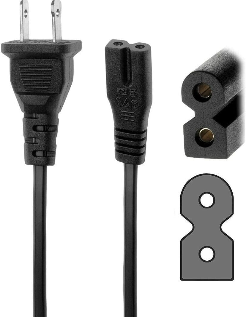 Marg 6ft AC Power Cord Cable Plug fits for Bose PS3-2-1 PS3-2-1 II PS3-2-1 III PS321 Powered Speaker System Acoustimass Subwoofer