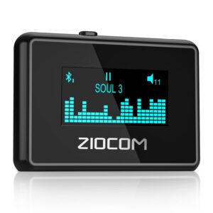 ziocom 30 pin bluetooth adapter receiver for bose sounddock and other 30 pin dock speakers, with 3.5mm aux cable, low latency, not for car or motorcycle