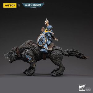 JOYTOY 1/18 Warhammer 40,000 Space Wolves Thunderwolf Cavalry Frode