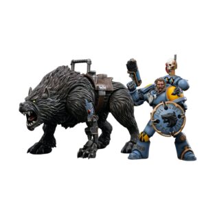 JOYTOY 1/18 Warhammer 40,000 Space Wolves Thunderwolf Cavalry Frode