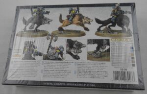 games workshop 99120101091 space wolves thunder wolf cavalry action figure, black