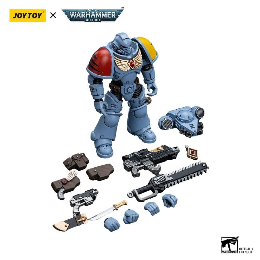 JoyToy Warhammer 40K: Space Wolves Intercessors 1:18 Scale Action Figure