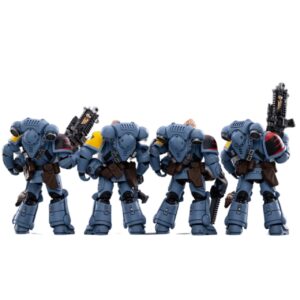 JOYTOY 1/18 Action Figure Warhammer 40,000 Space Wolves Battle Pack (Set of 4 Figures) Collection Model