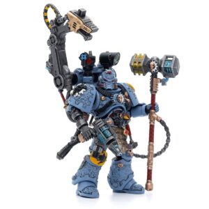 joytoy warhammer 40k 1/18 action figures joy toy mecha figure model space wolves iron priest jorin fellhammer