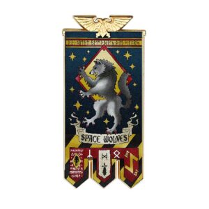 starforged space marines chapter banner collection refrigerator magnet warhammer 40k-space wolves