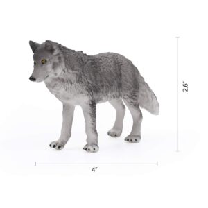 RESTCLOUD 7Pcs Wolf Toy Figurines Set Wolf Animals Figures (Wolf Set A)